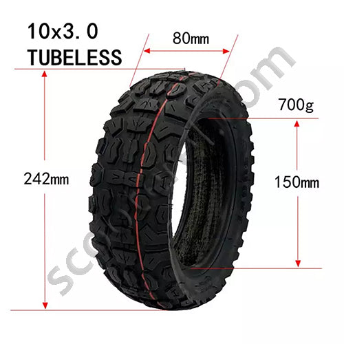 Външна гума 10х3.0(80/65-6) OFF Road-10inch